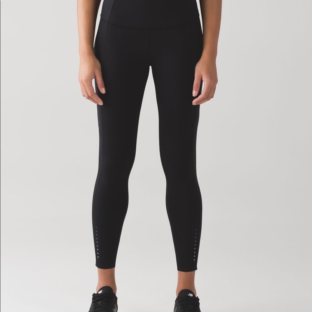 Lululemon Fast & Free 7/8 Black NWOT 6